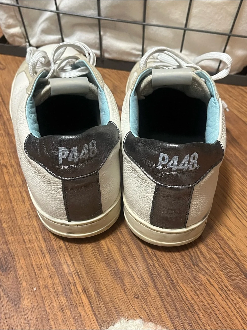 P448 leather sneakers